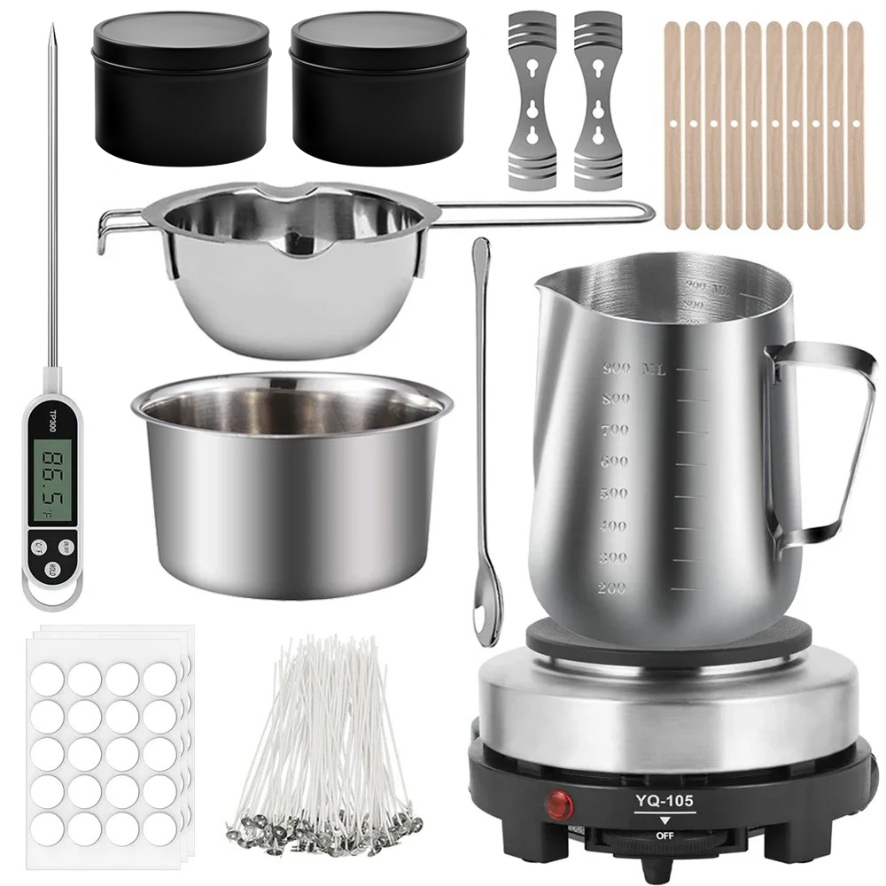 Candle Making Supplies Kit - Glintmos DIY Candle Making Kit with